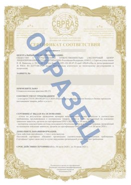 Образец Сертификат СТО 01.064.00220722.2-2020 Боровск Сертификат СТО 01.064.00220722.2-2020 
